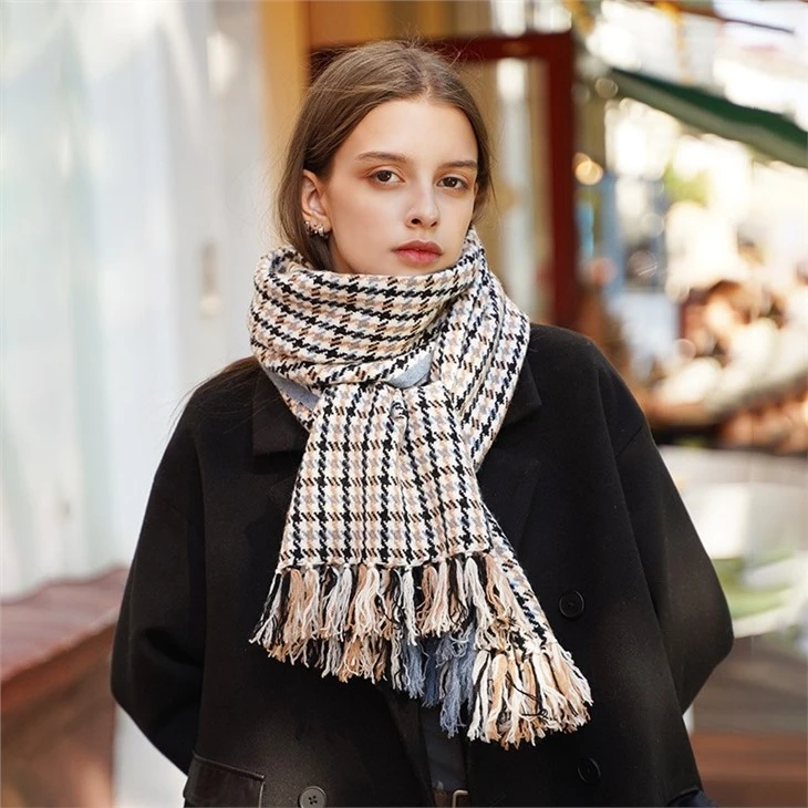 Woven Double Side Cashmere Scarf