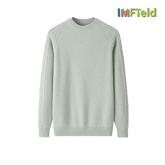 Mens O-Neck Cashmere Pullover