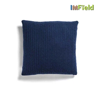 Cable Knitted Cashmere Pillowcase