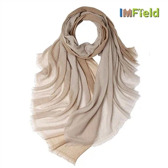 Spray Print Worsted Cashmere Scarf