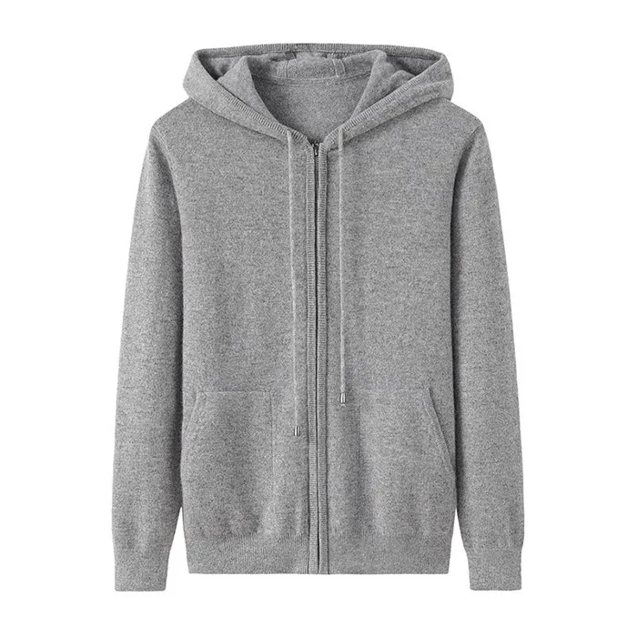 Cashmere hoodie full zip Cashmere hoodie full zip