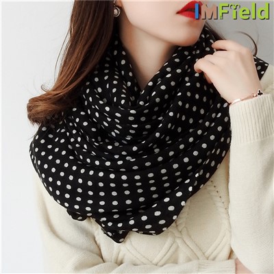 How to display a print wool scarf?